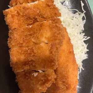 少ない油でがんばる・チキンカツ